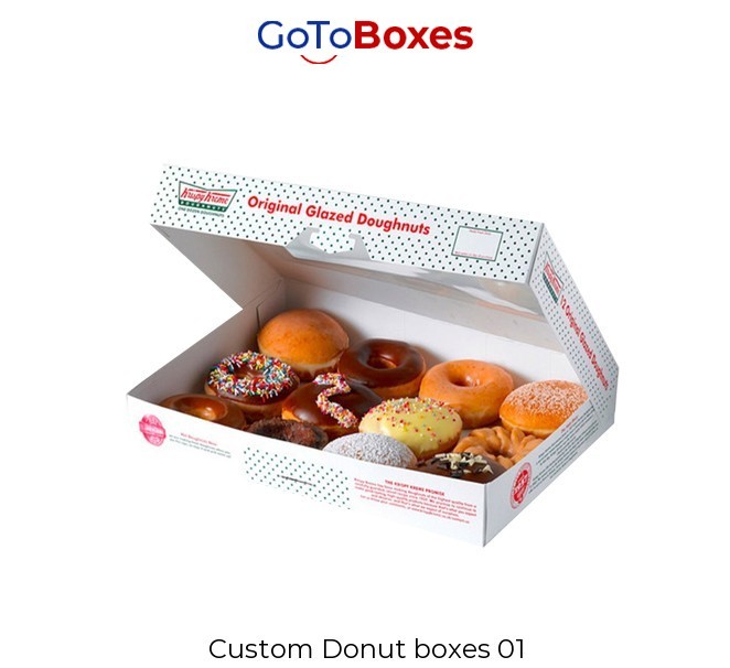 Custom Donut boxes with cheap rates.