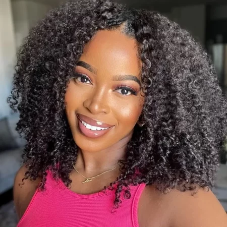 Natural looking coily hair wigs