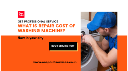 What is repair cost of washing machine-One Point Services