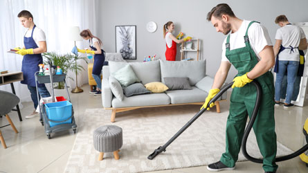 happy house cleaning service